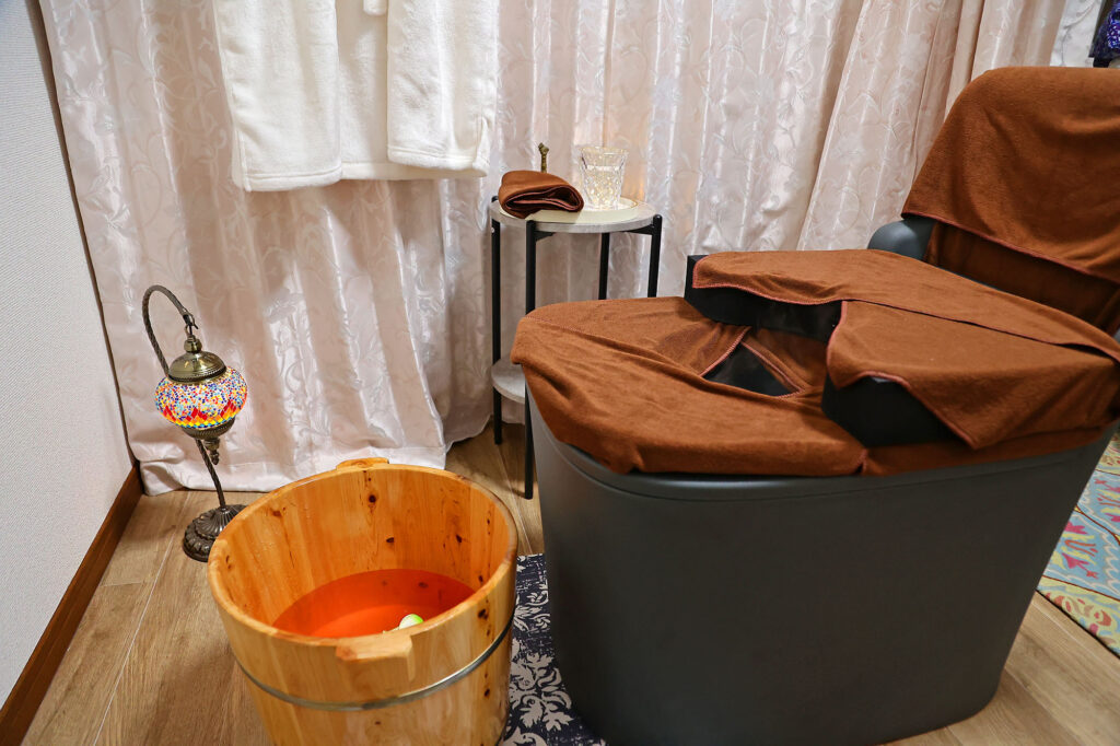 よもぎ蒸しイメージ